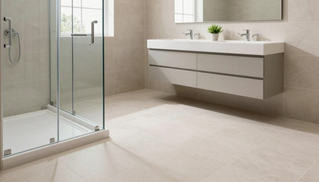 Barrierefreie Badezimmerfliesen