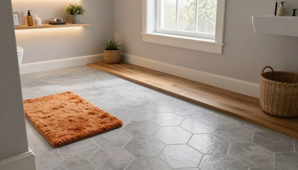 Bodenbeläge für kleine Bäder