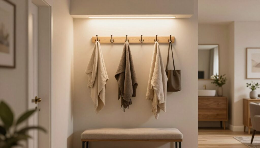 Eingang Garderobe Beleuchtung