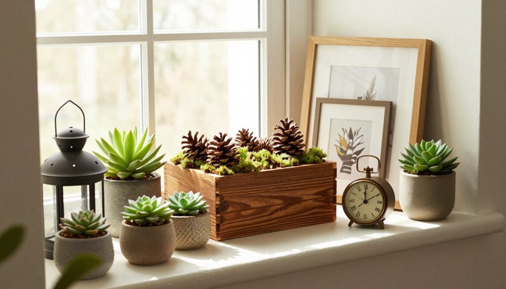 Fensterbank Deko Ideen