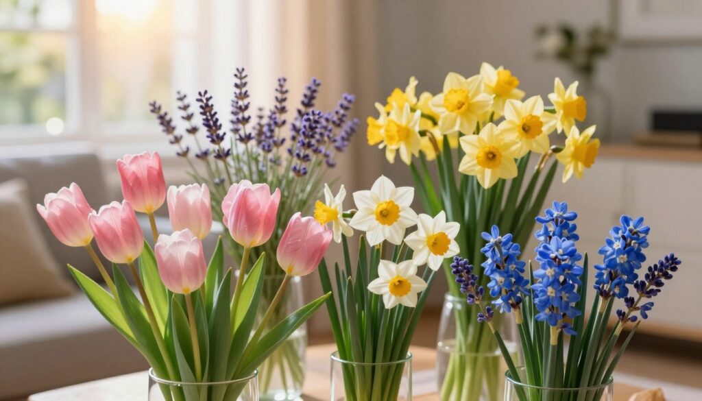 Frühlingsblumen deko