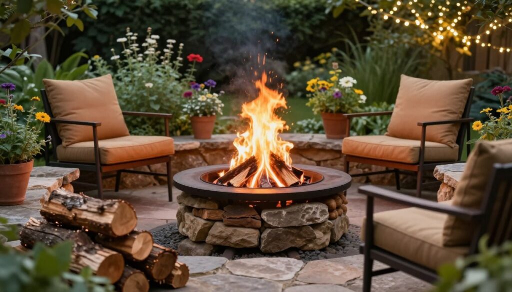 Garten Feuerstelle Pflege