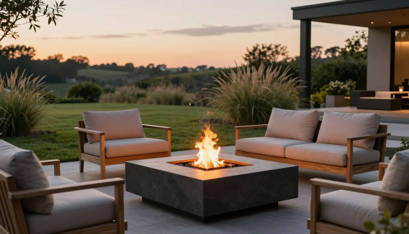 Garten Feuerstelle Sitzecke