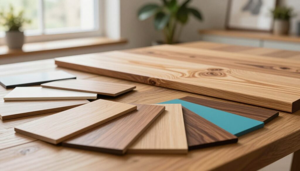 Holzplatte gestalten