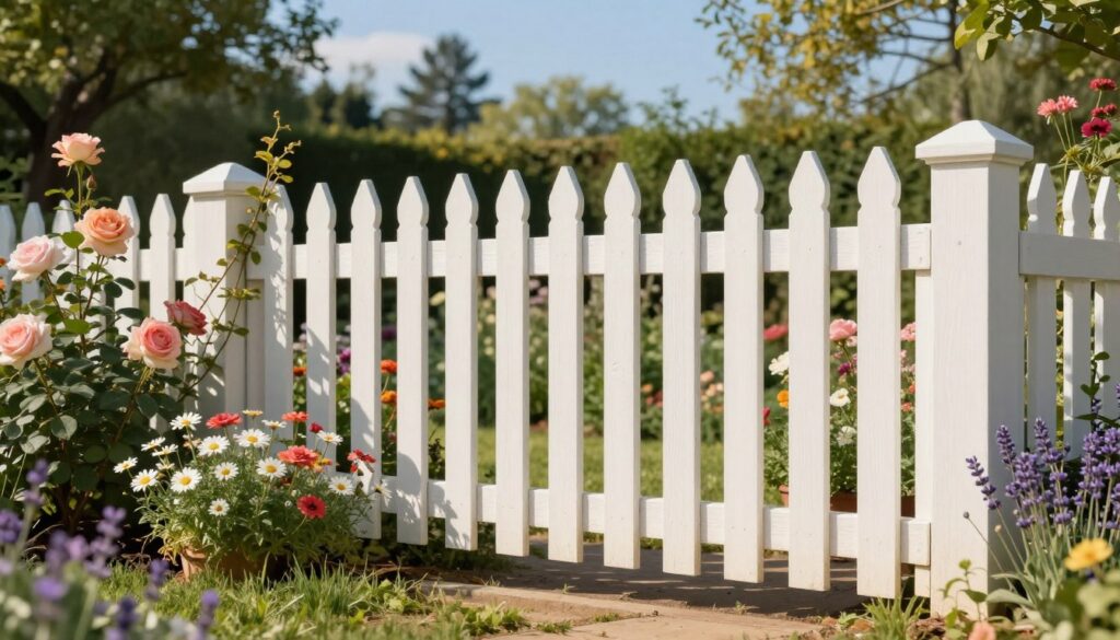 Klassischer Gartenzaun