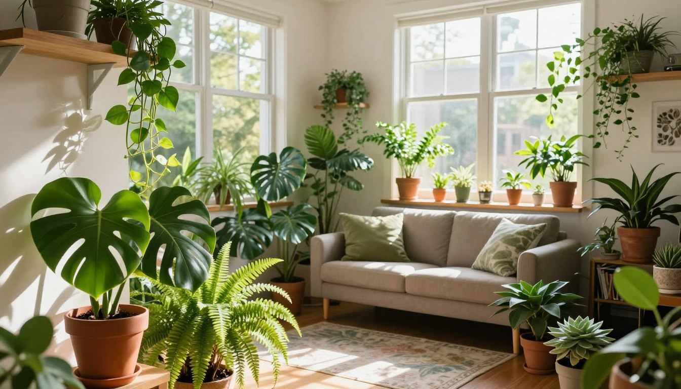 Kleine Wohnung viele Pflanzen