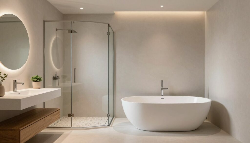 Minimalistisches Badezimmer Design