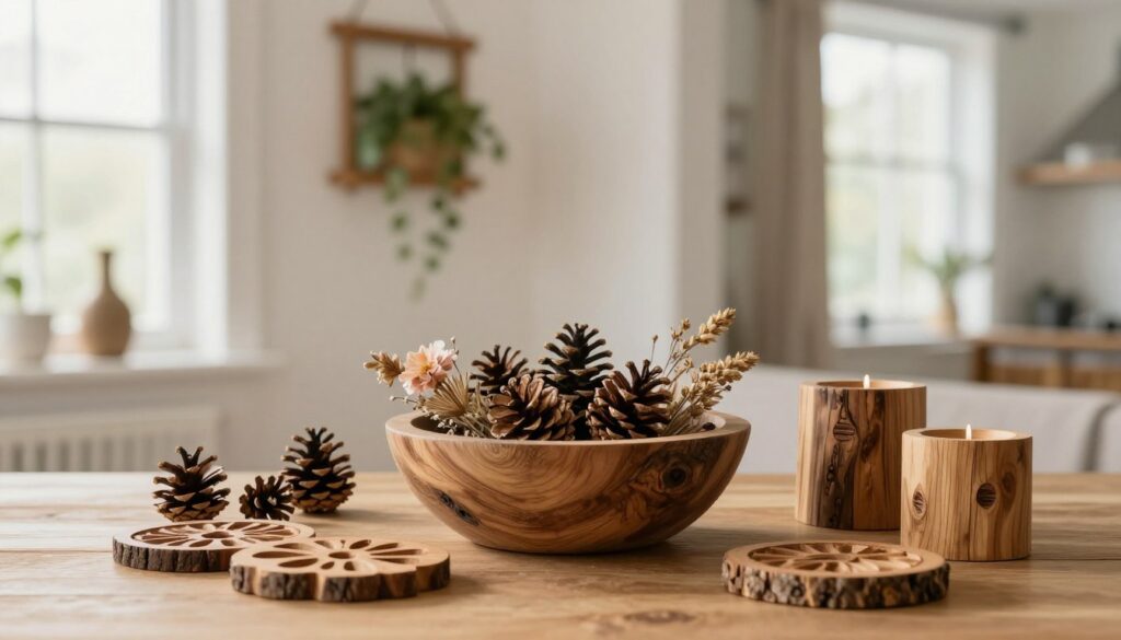 Nachhaltige Deko mit Holz