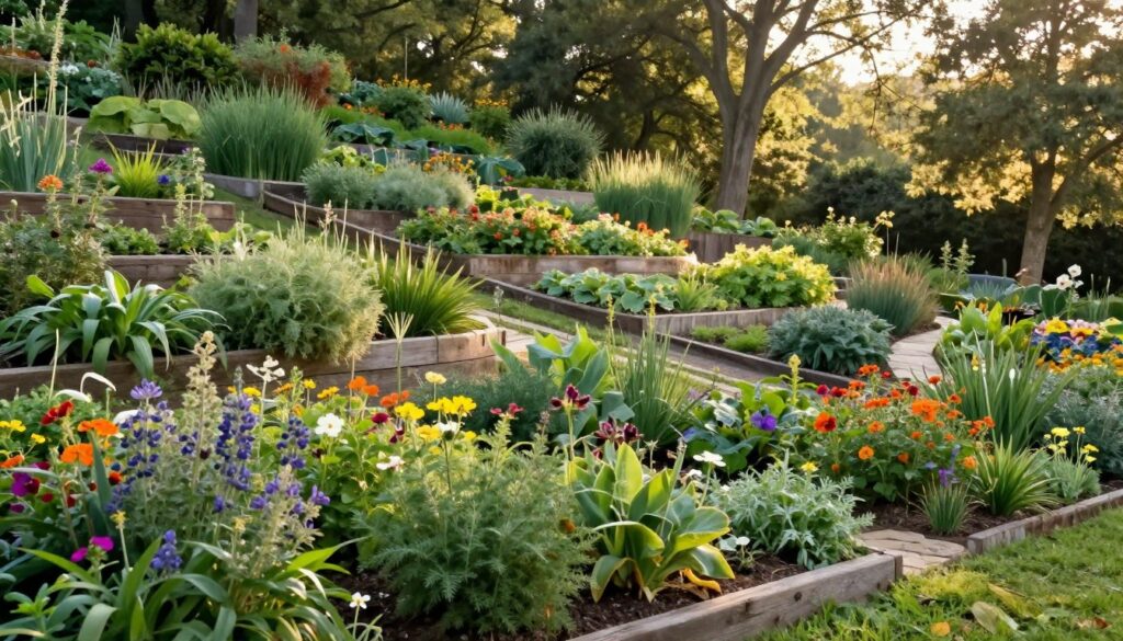 Nachhaltiger Hanggarten