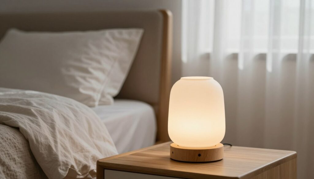 Nachttischlampe Materialien