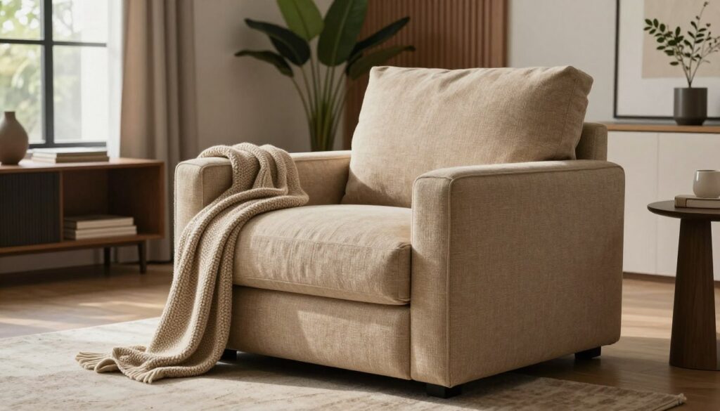 Ökologische Materialien für XXL Sessel