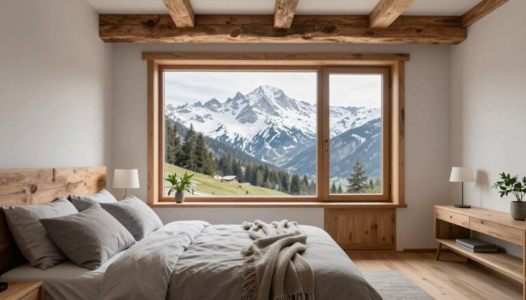 Schlafzimmer Alpenstil