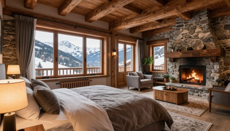 Schlafzimmer Alpenstil