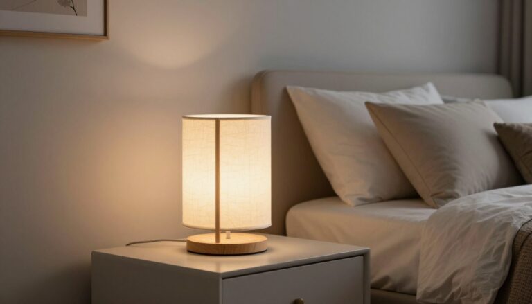 Schlafzimmer Nachttisch Lampe