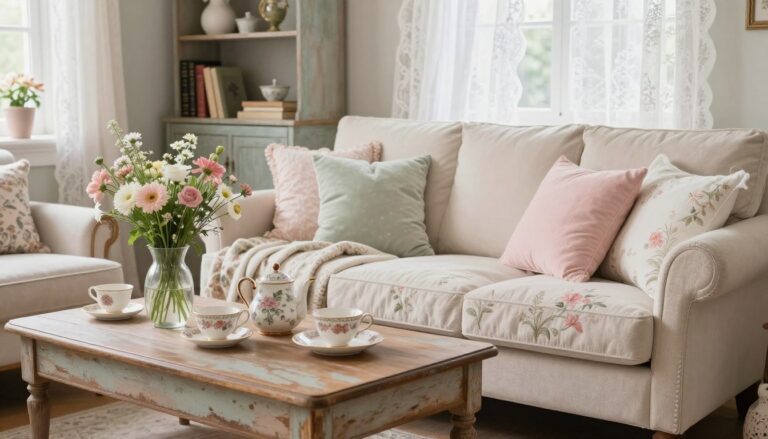 Shabby chic dekoration