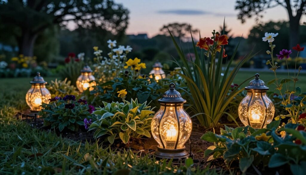 Sonnenglas Gartenbeleuchtung