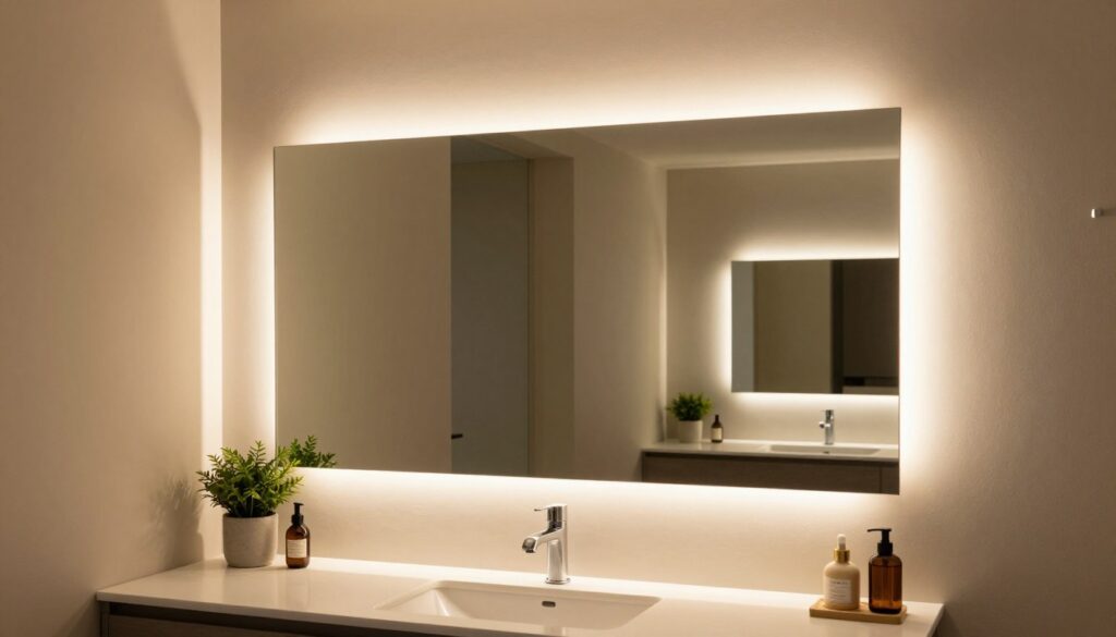 Spiegel im Badezimmer