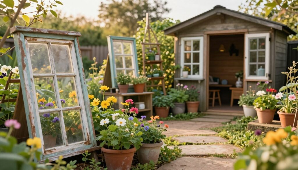 Upcycling-Projekte mit alten Fenstern