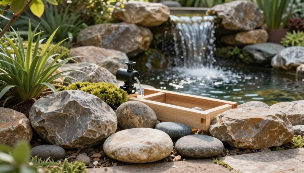 Wasserfall Materialien