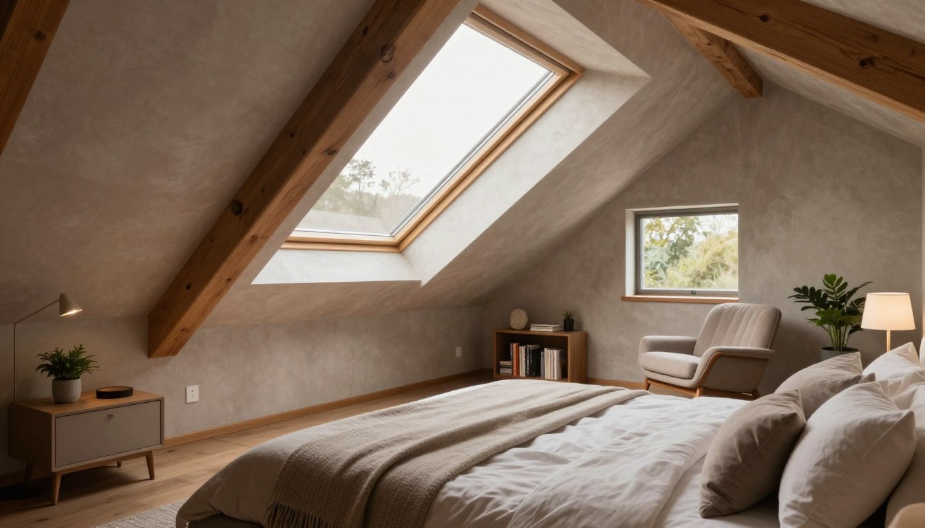 dachgeschoss schlafzimmer einrichten