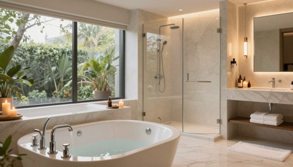 exklusive badezimmerausstattung