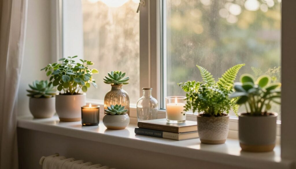 fensterbank dekoideen