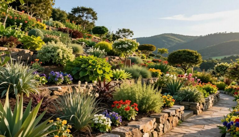 garten am hang gestalten