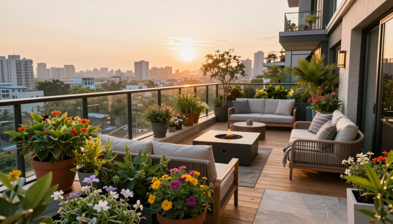 großer balkon ideen