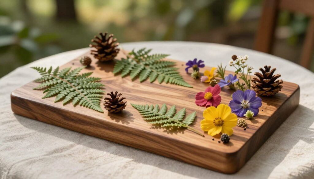 holzplatte verschönern