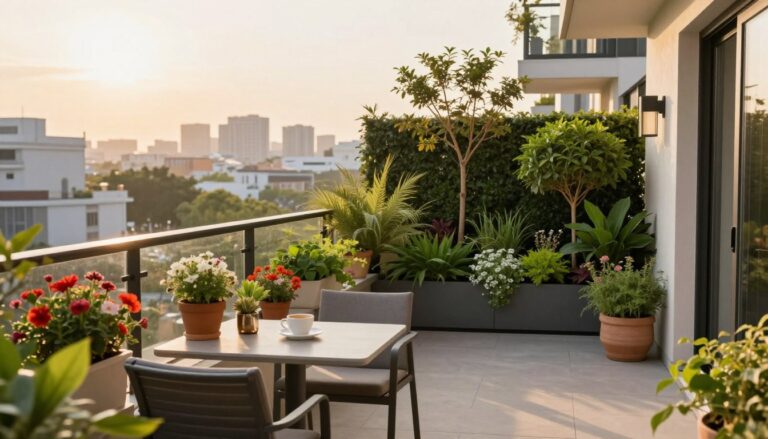 langer schmaler balkon ideen