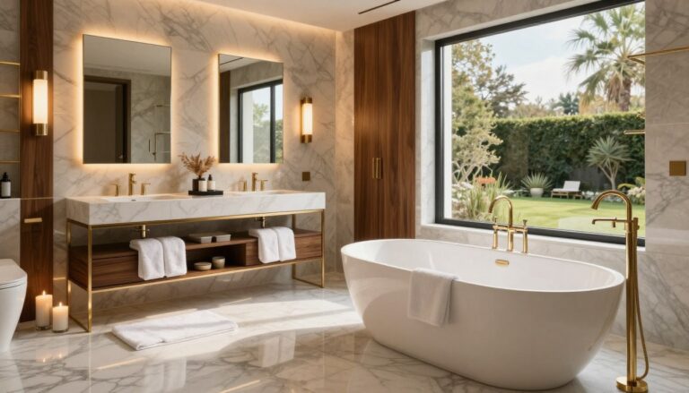 luxuriöses badezimmer