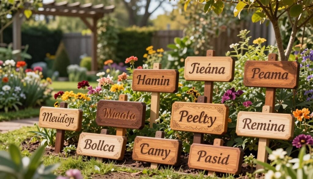 personalisierte Holzschilder