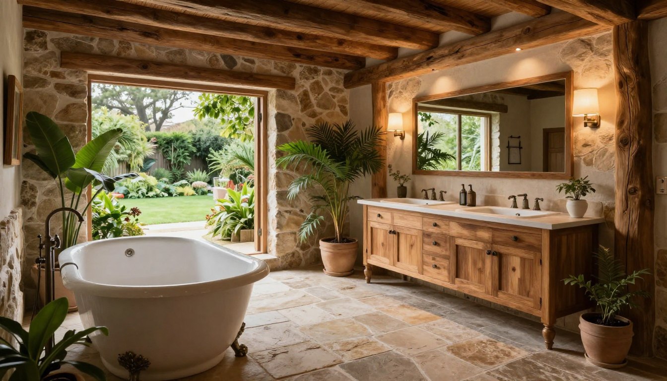 rustikale badezimmer designs