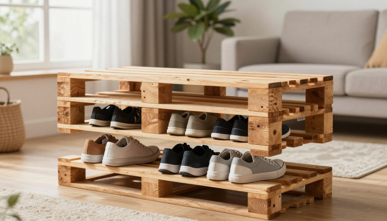 schuhregal paletten