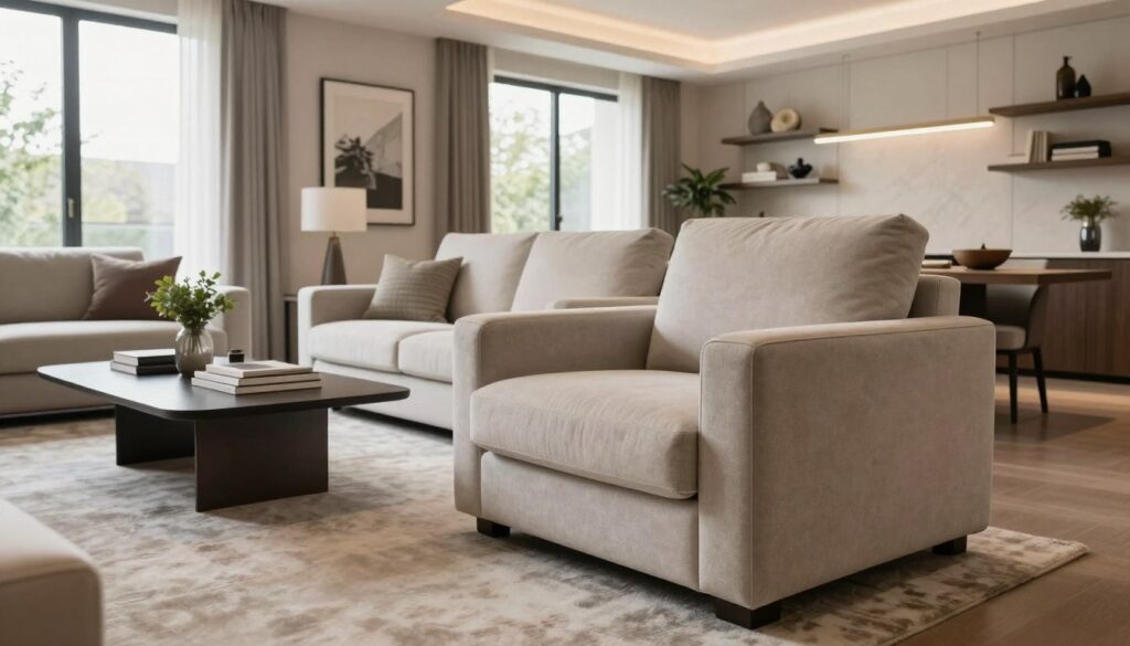 zeitlose Wohnzimmerausstattung