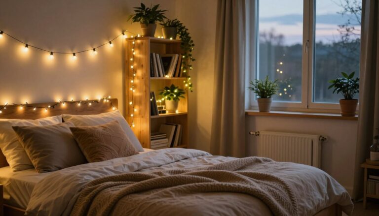 zimmer deko ideen lichterkette