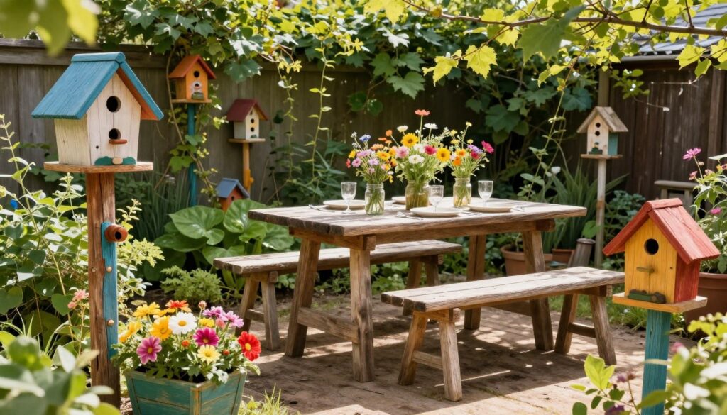 Bauerngarten Deko Ideen