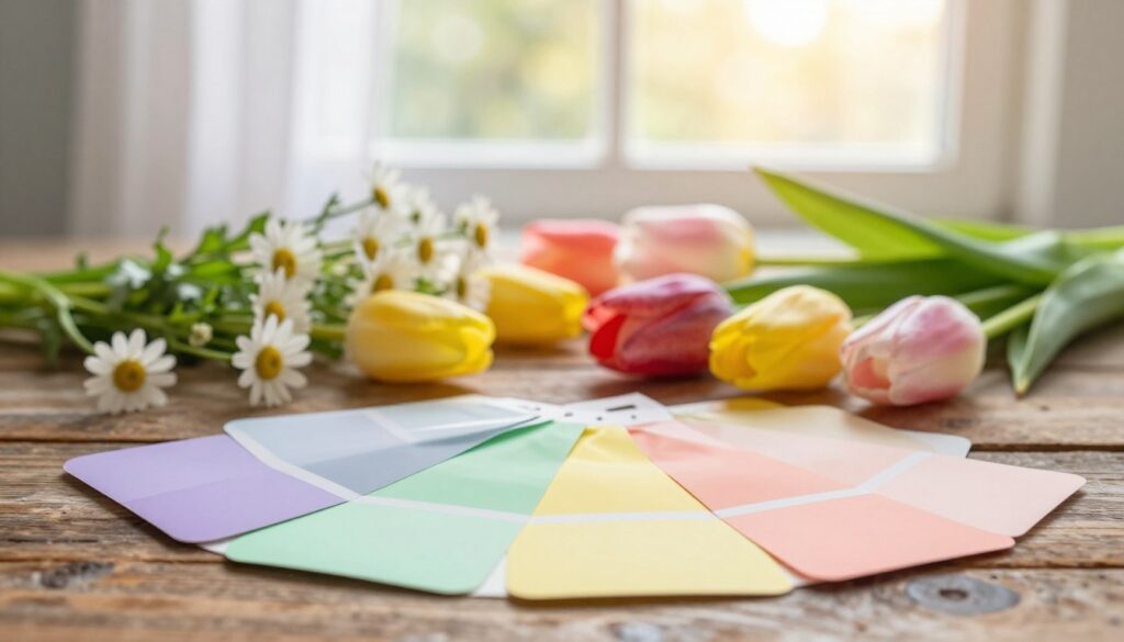 Frühlingshafte Farbpaletten