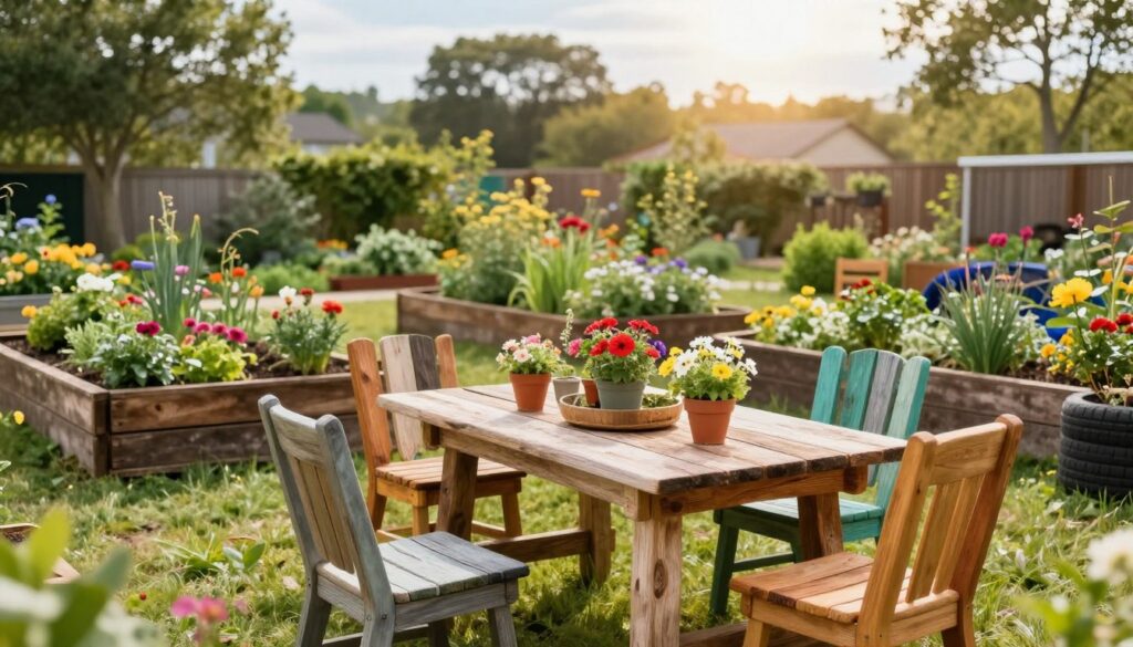 Garten Upcycling Möbel