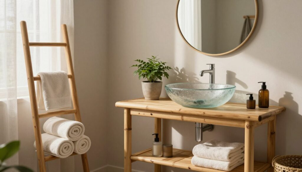 Nachhaltige Bad Dekoration