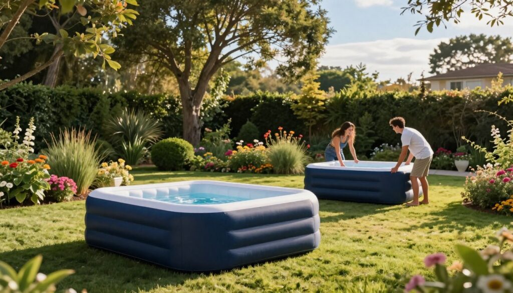 aufblasbarer Whirlpool Installation