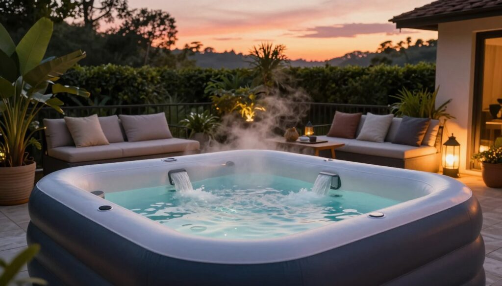 aufblasbarer Whirlpool für Terrasse