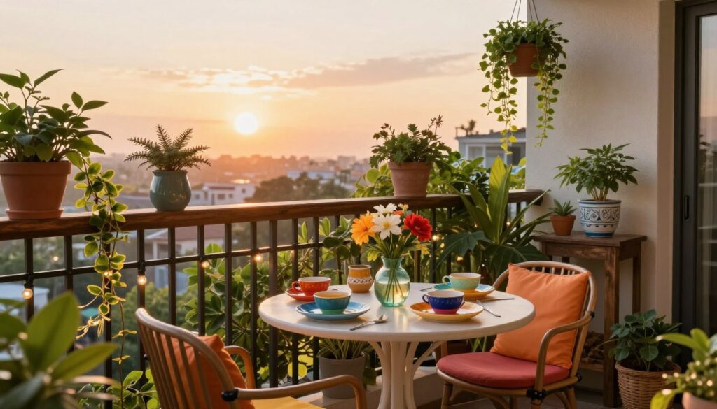 balkon deko ideen