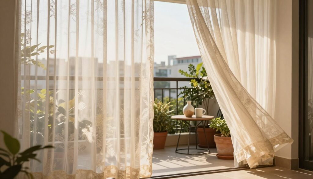 balkon vorhang sichtschutz