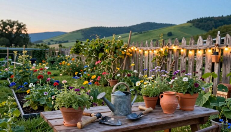 bauerngarten ideen deko