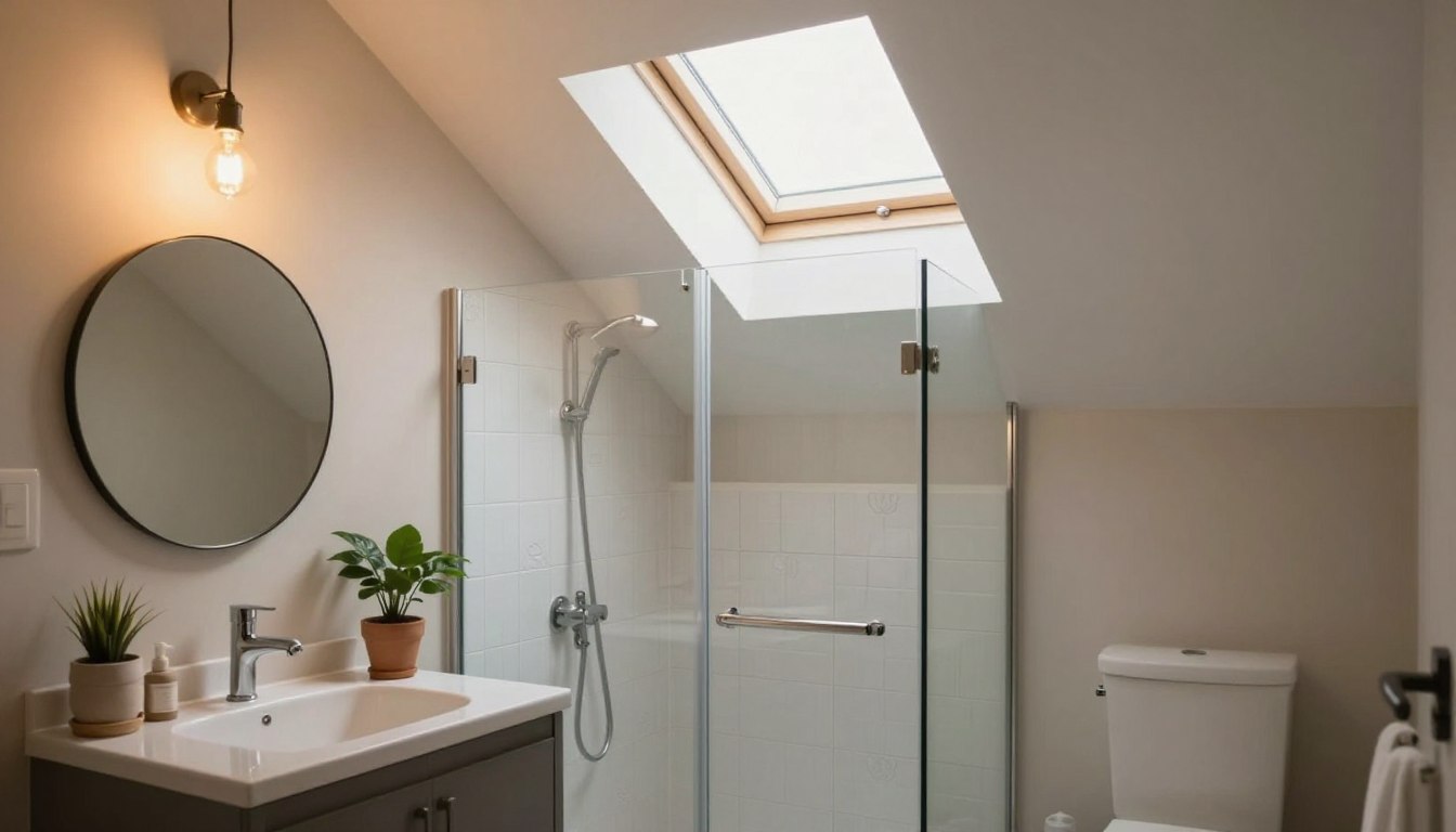 dachgeschoss badezimmer klein