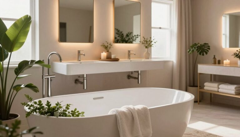 deko badezimmer dekoration