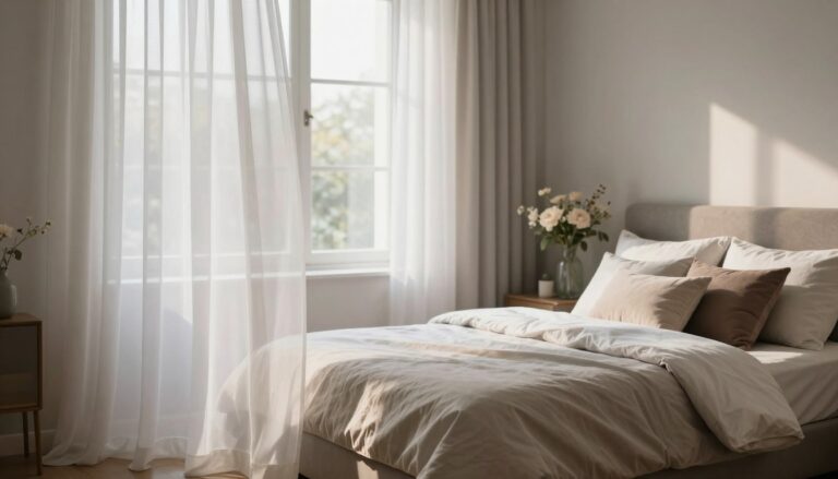 gardinen schlafzimmer fenster