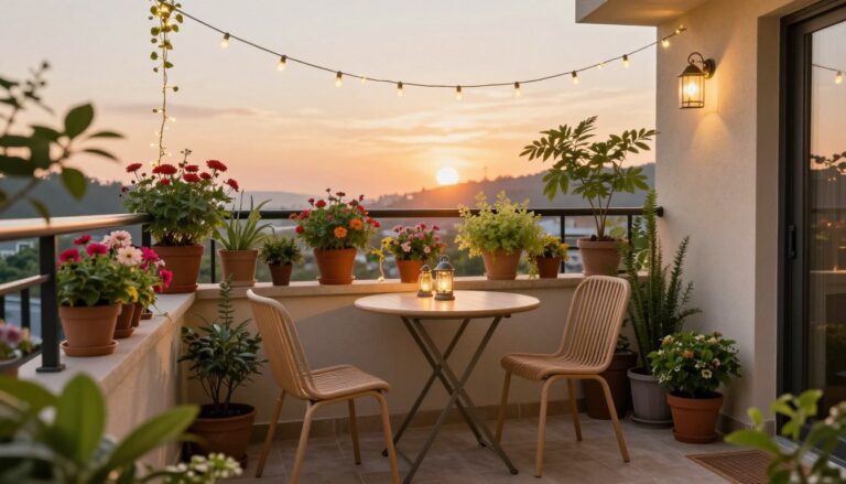 kleiner balkon ideen