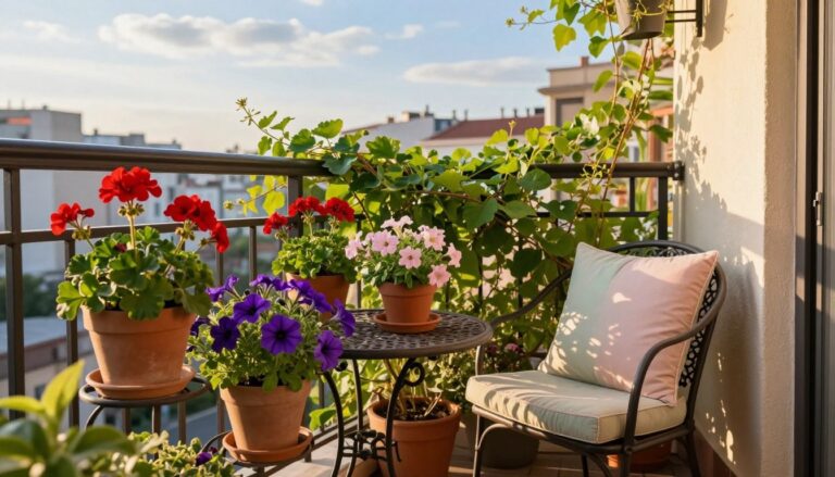 kleines balkon-dekor